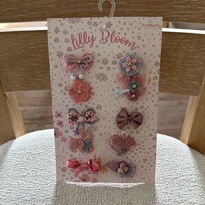 Lily Bloom Pink and Purple Hair Accessories Set